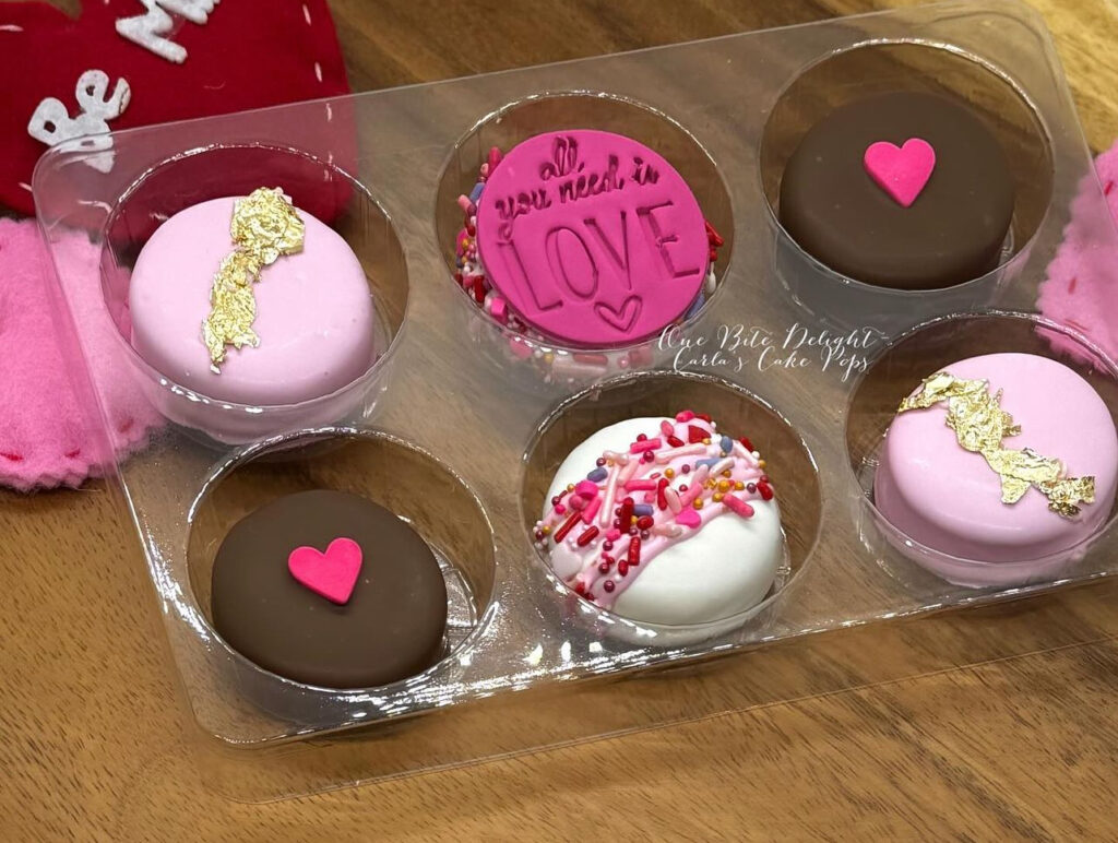 Round Cookie Tackle Boxes are perfect for Valentine's Day Sweets