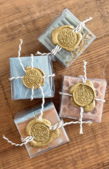 Handcrafted Soaps are a practical wedding favor!