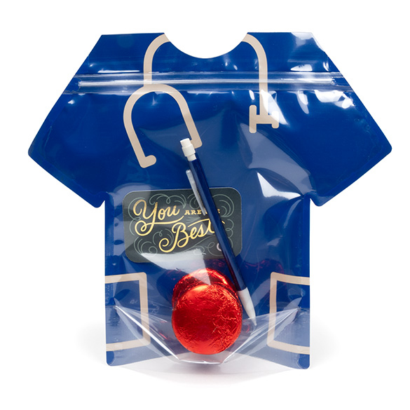 Nurse Scrub Shaped Pouch