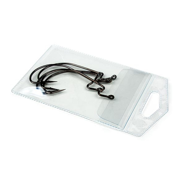 Vinyl Pouches keep sharp hooks and jigs safe and secure.