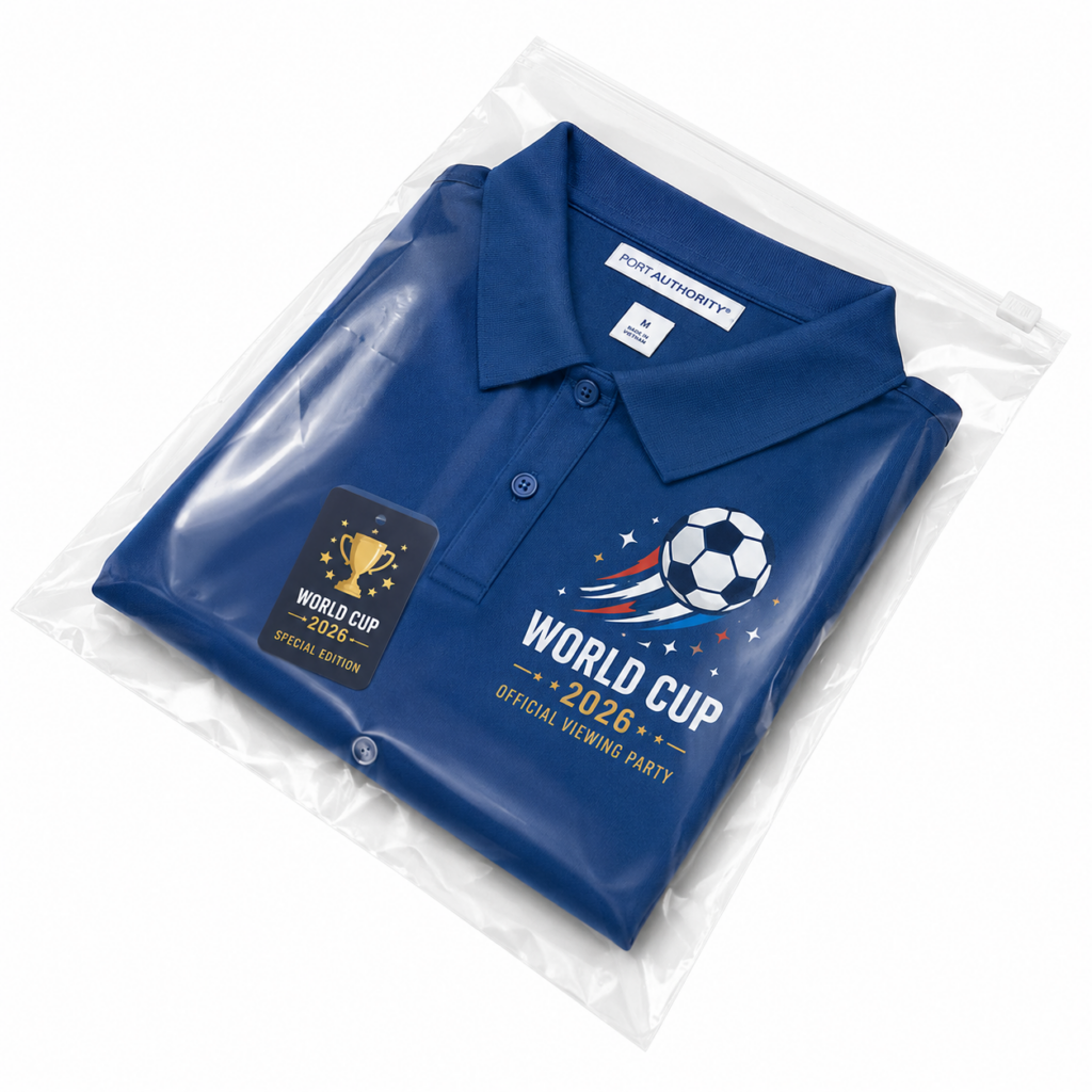 Sliding Zipper Bags like 3SZ1212 are great for showcasing your limited edition merch while giving a professional look!