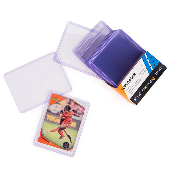 ClearBags offers Rigid Top Loaders for card collectibles