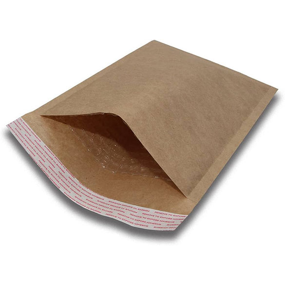 Kraft Bubble Mailers are also available in Black, White, and Gold