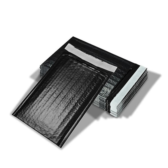 Poly Bubble Mailers are available in Black and White