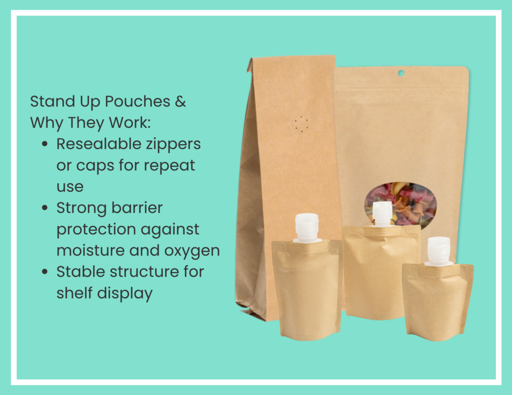 Stand Up Pouches and Why They Work