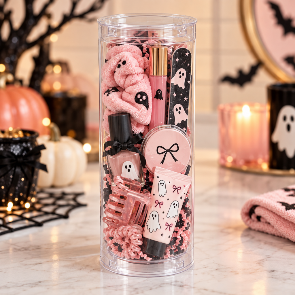 The possibilities are endless for a "Girly Ghoul" beauty kit - especially when using this Clear Tube Kit (CTRS26 shown above)