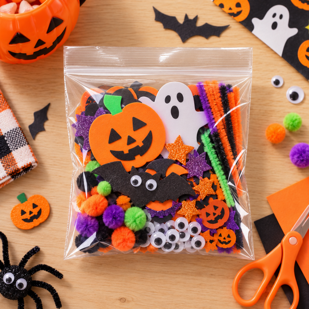 Zipper Bags (like CEZC66 shown above) are great for packaging crafts- from whole kits to parts and pieces!